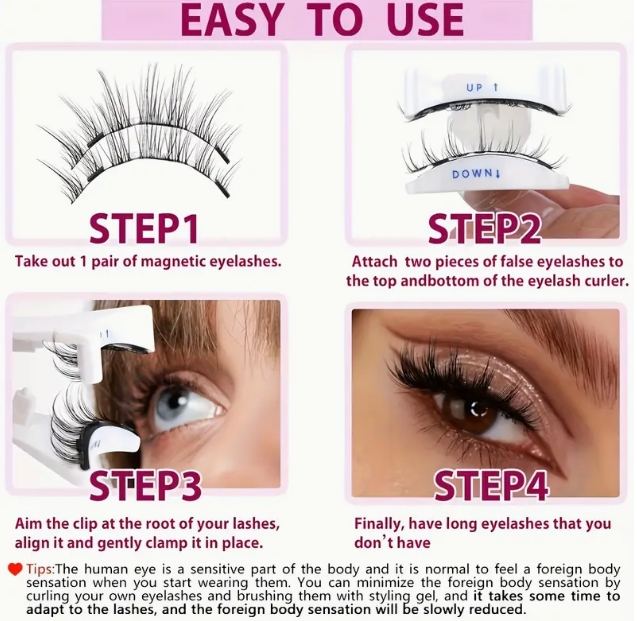 Eyelashes, Magnetic fit