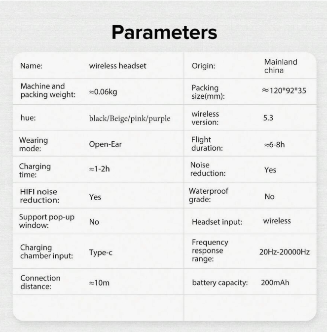 Ultra-Thin Sleep Wireless Headset