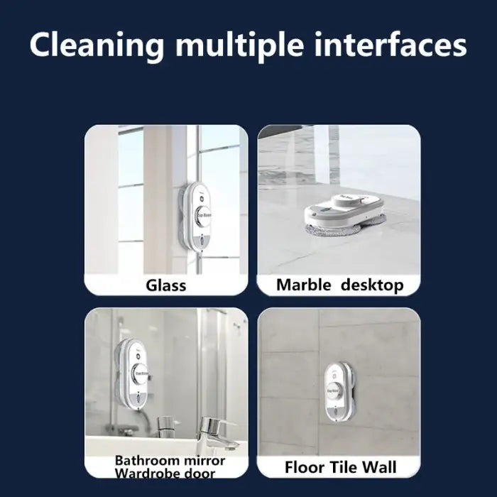 X5S-DS Smart Window Cleaning Robot Automatic Double Water Spray with Voice and Remote Control for Indoor Outdoor Home Office