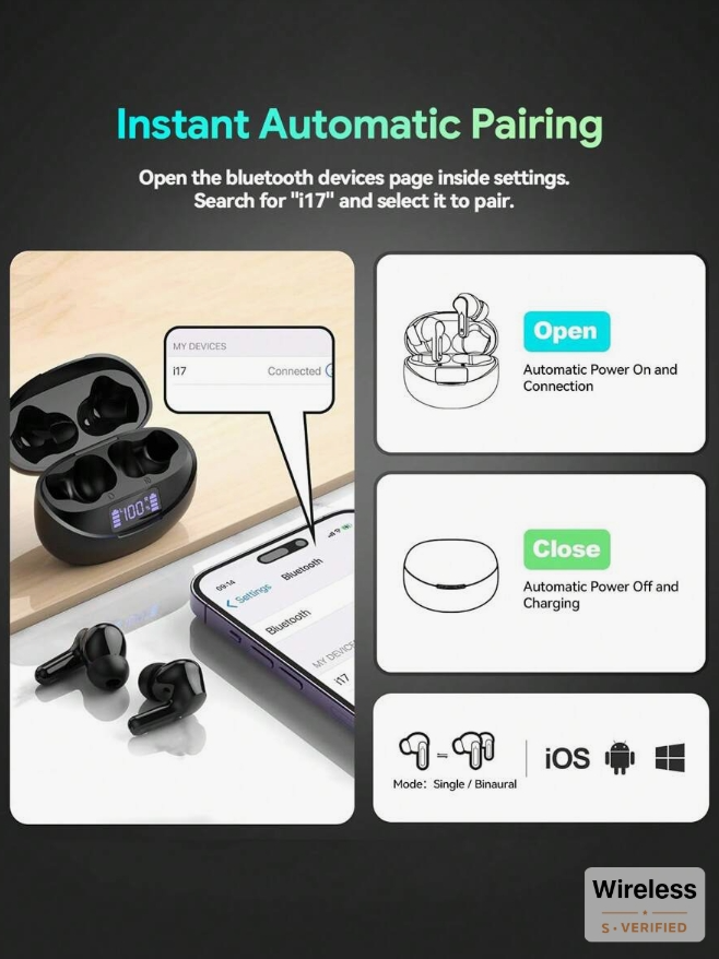 Tagry I17 Wireless Headphones